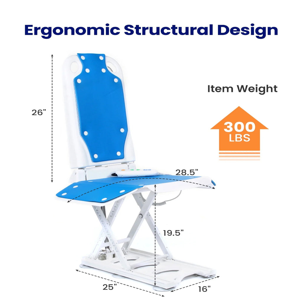 Electric Chair Lift, Get up from Floor, 300 Lb Capacity Patient Lift