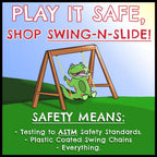 DIY Knightsbridge Wooden Outdoor Playground Set with Slide, Rock Wall, Sandbox, Swing Set, and Playground Equipment
