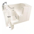 Gelcoat Value Series 52 In. Left Hand Walk-In Whirlpool Bathtub with Outward Opening Door in Linen
