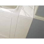 Gelcoat Value Series 52 In. Left Hand Walk-In Whirlpool Bathtub with Outward Opening Door in Linen